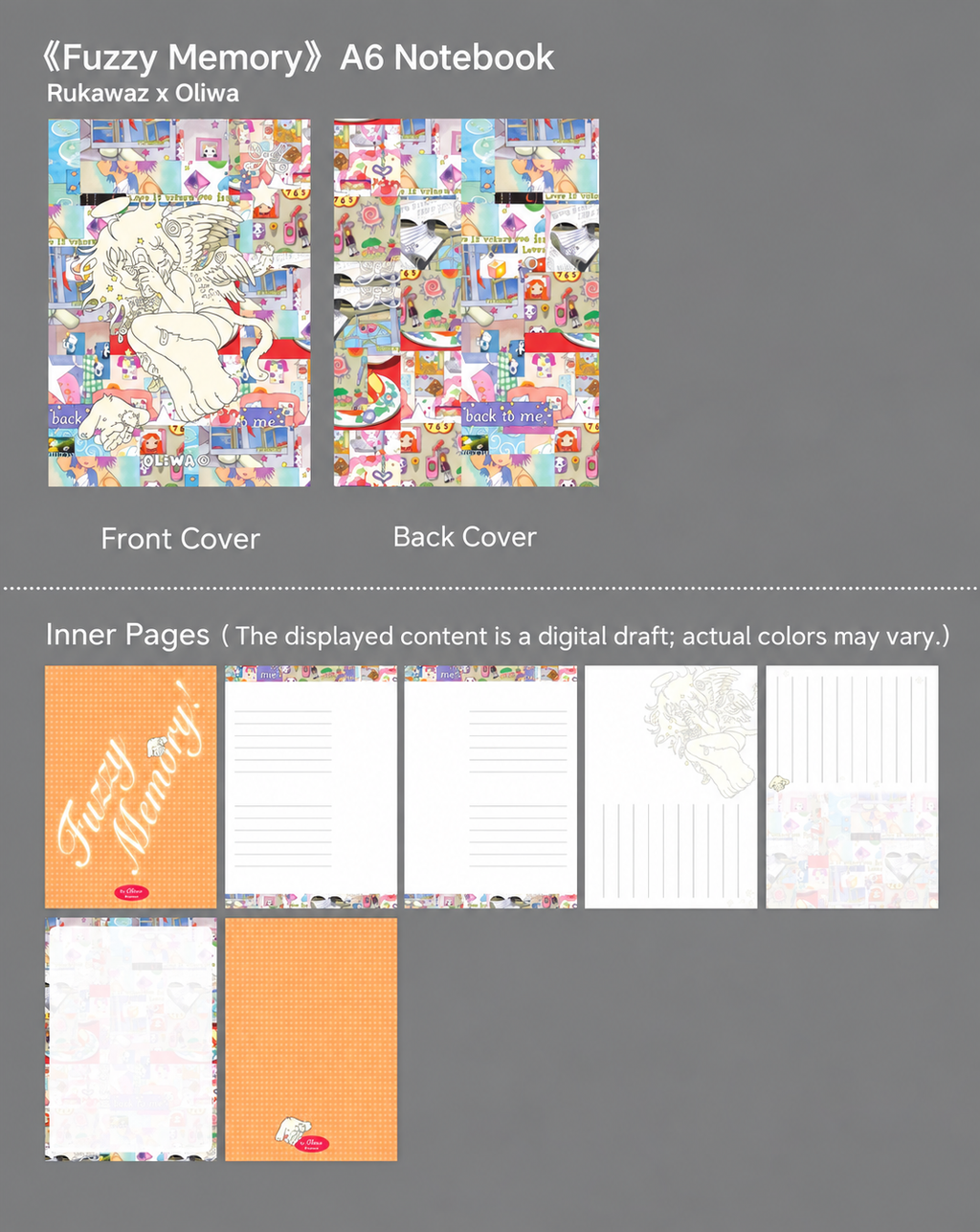 Rukawaz x Oliwa Fuzzy Memory Notebook