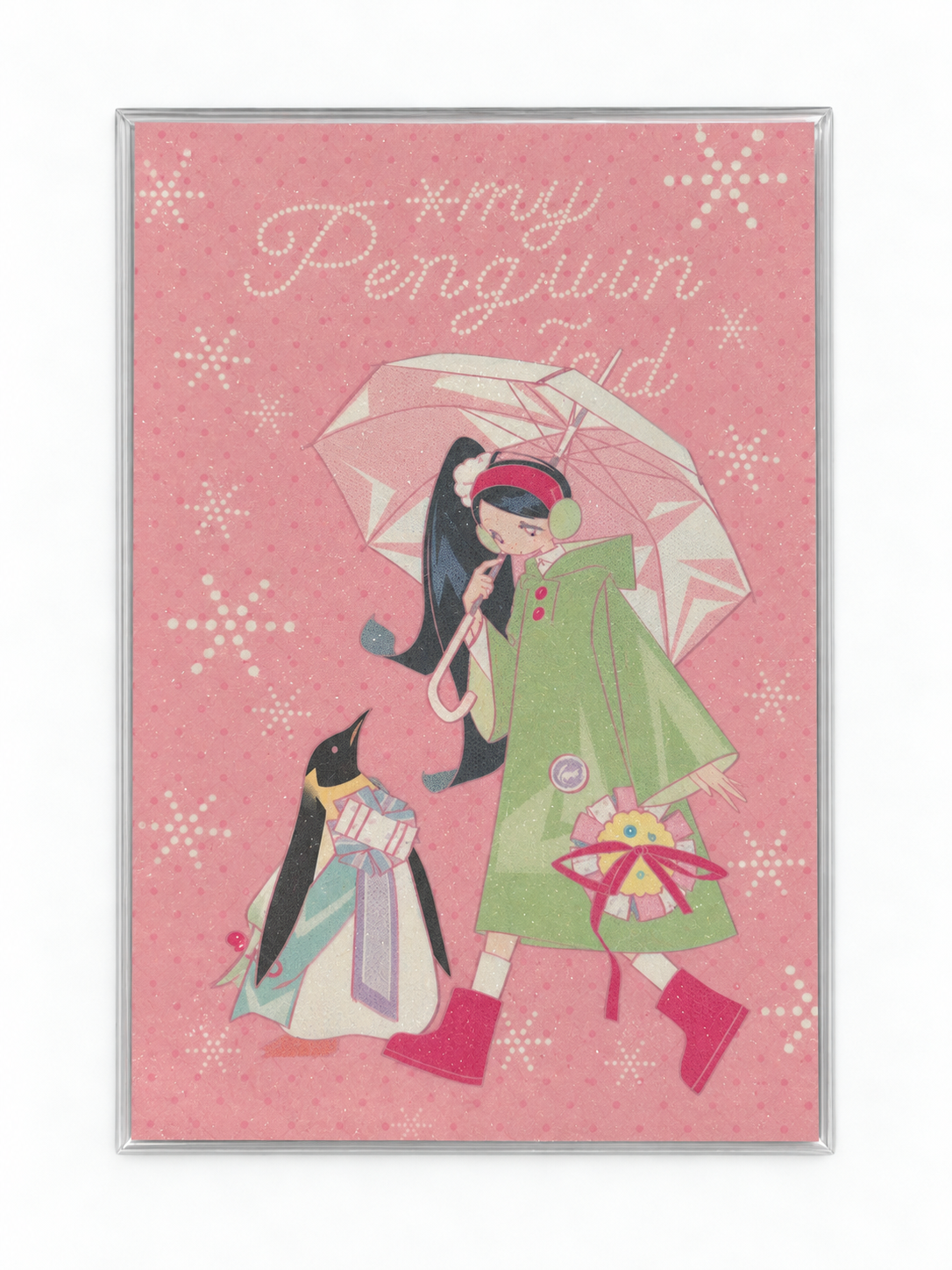 PiPOOxAFU Penguin Pals postcard set
