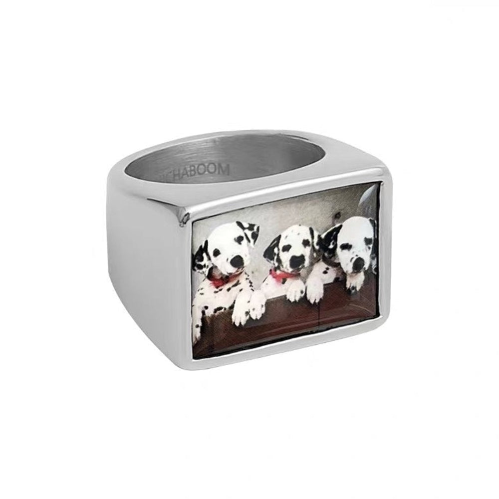 CHICHABOOM Street Snapshot Square Ring