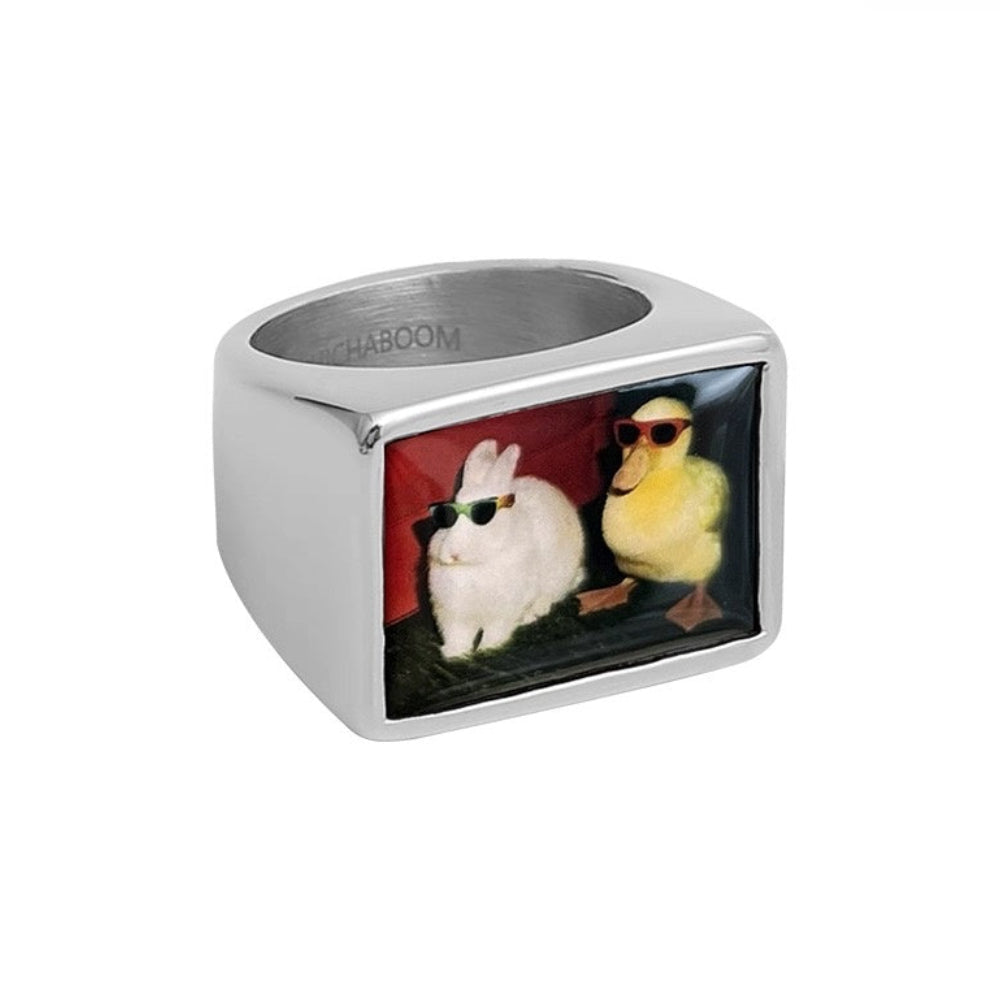 CHICHABOOM Street Snapshot Square Ring