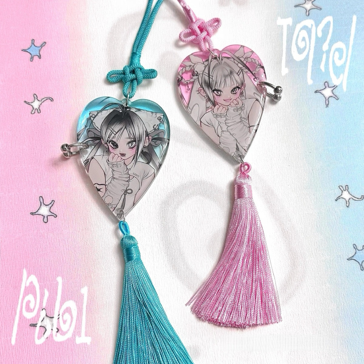 pickybone Pearl-Spirit Heart Charm