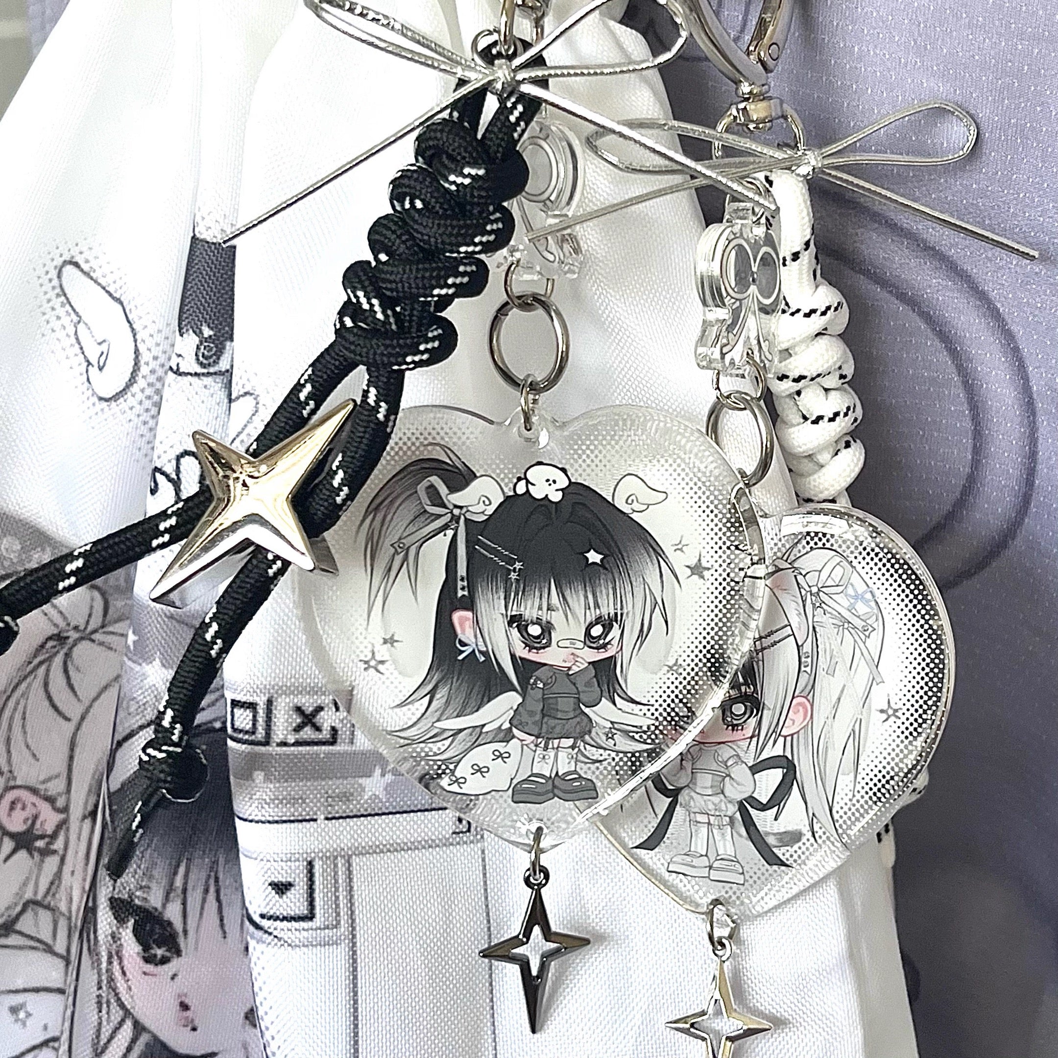 pickybone Bone-Spike Heart Charm