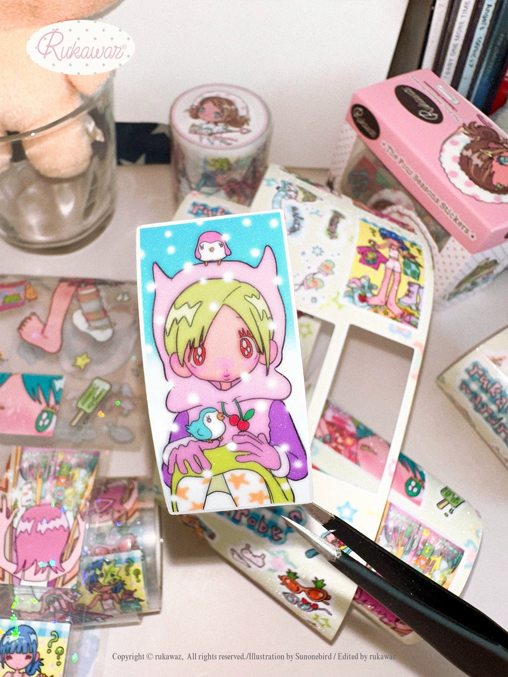 RUKAWAZ x Sunonebird The Four Seasons Stickers