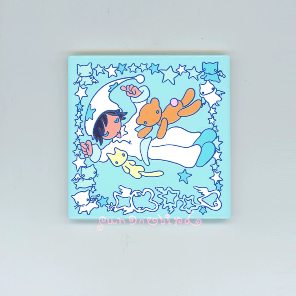 Sunonebird Little Bed for Cups Ceramic Coaster