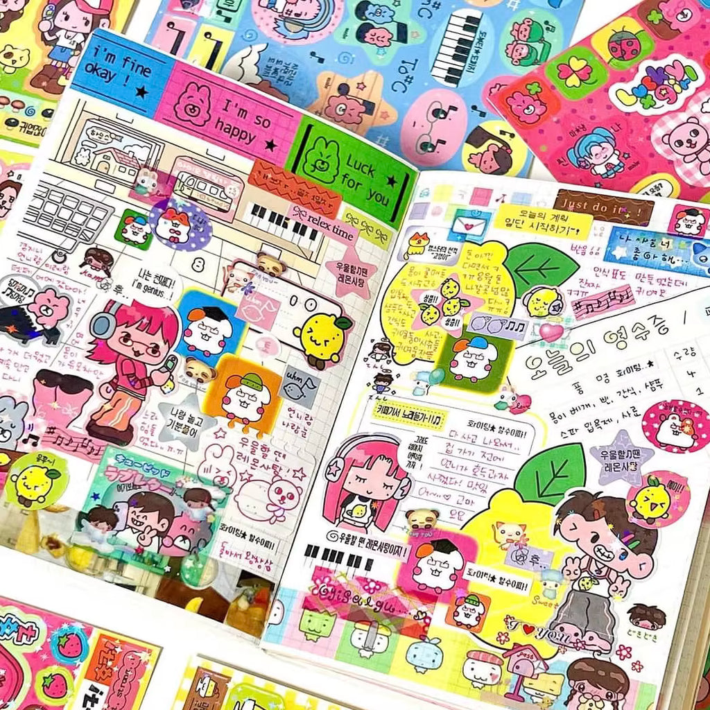 Monanbear A Lucky Lucky Day Sticker