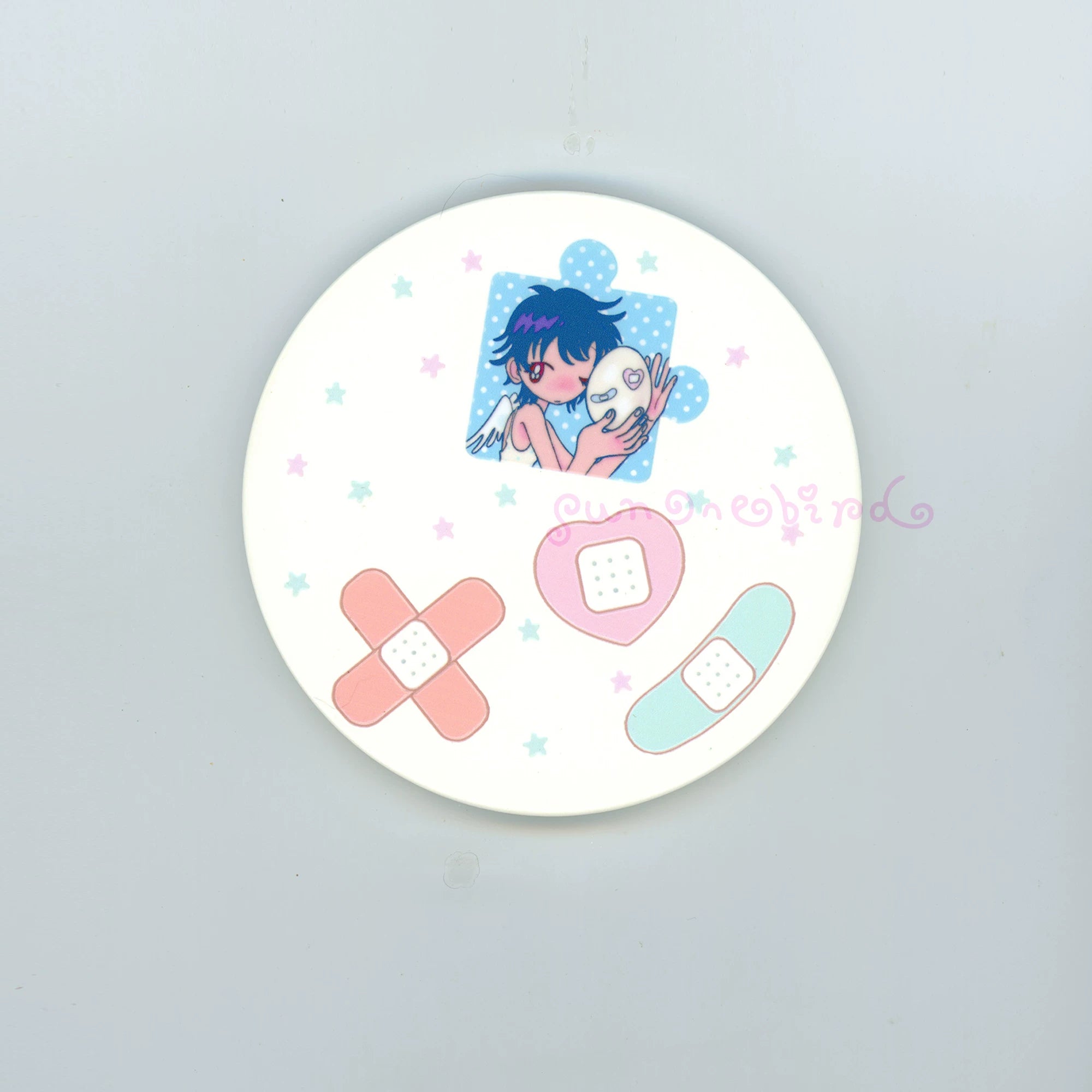 Sunonebird Little Bed for Cups Ceramic Coaster