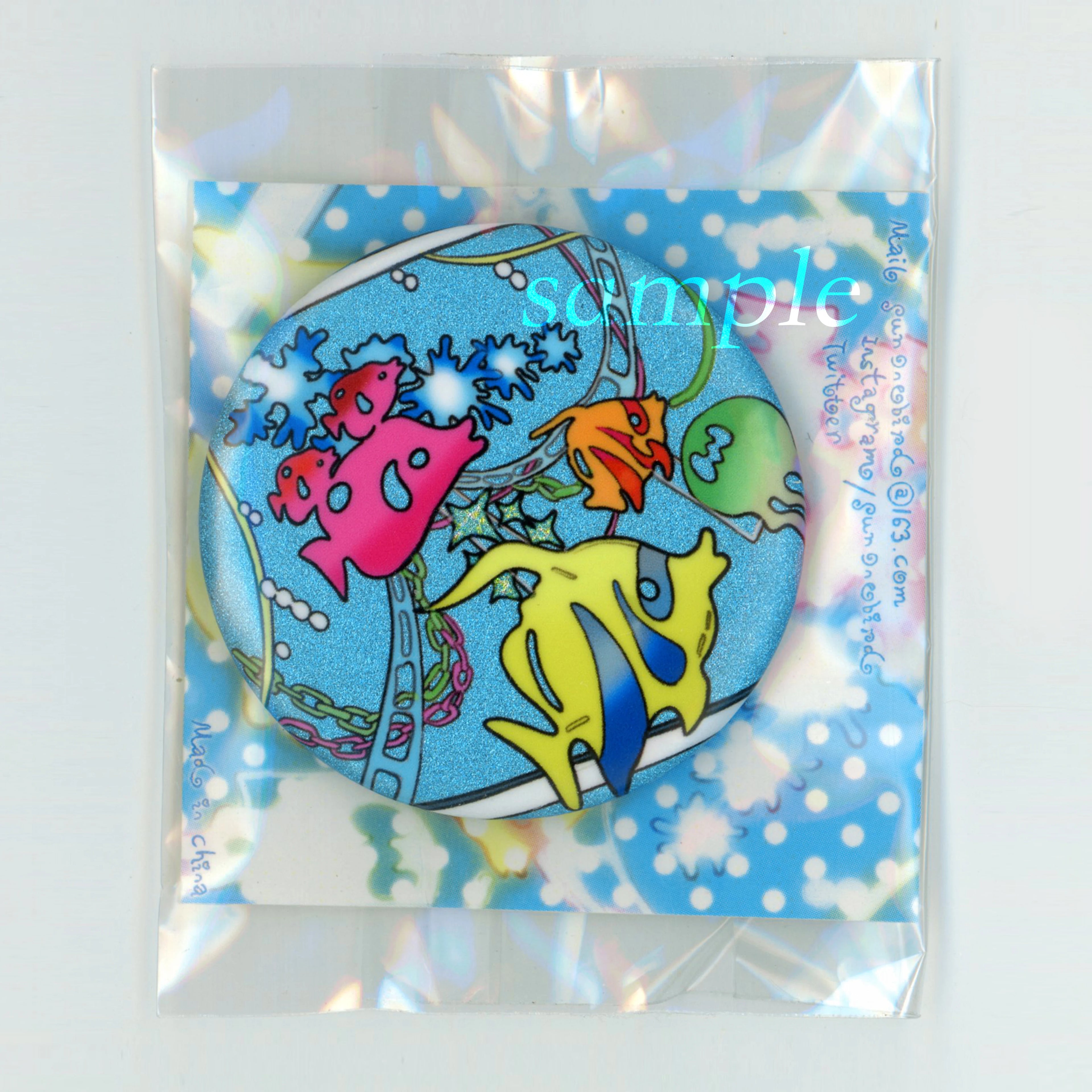 Sunonebird Little Tings Badge