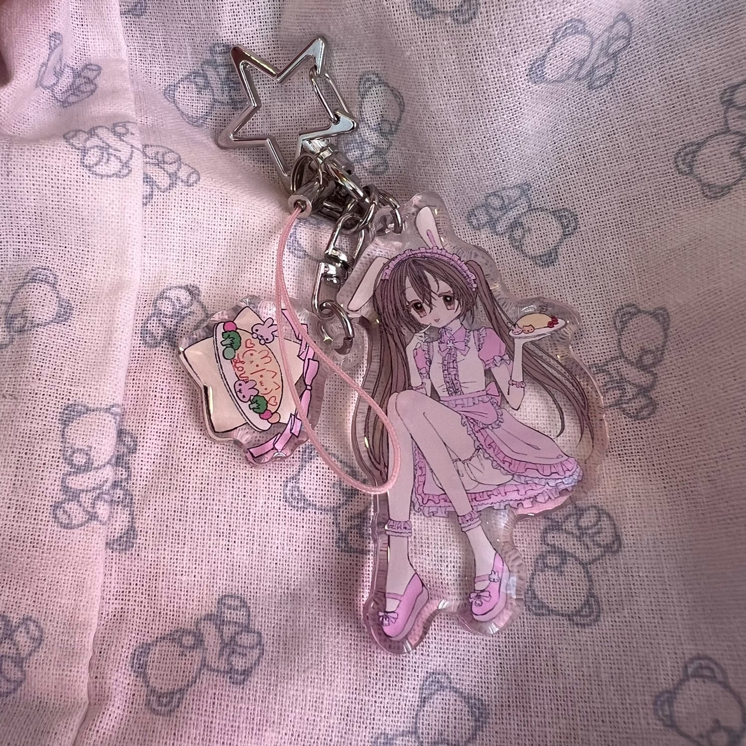 YAO Apothecary Tea Shop Girl Acrylic Keychain