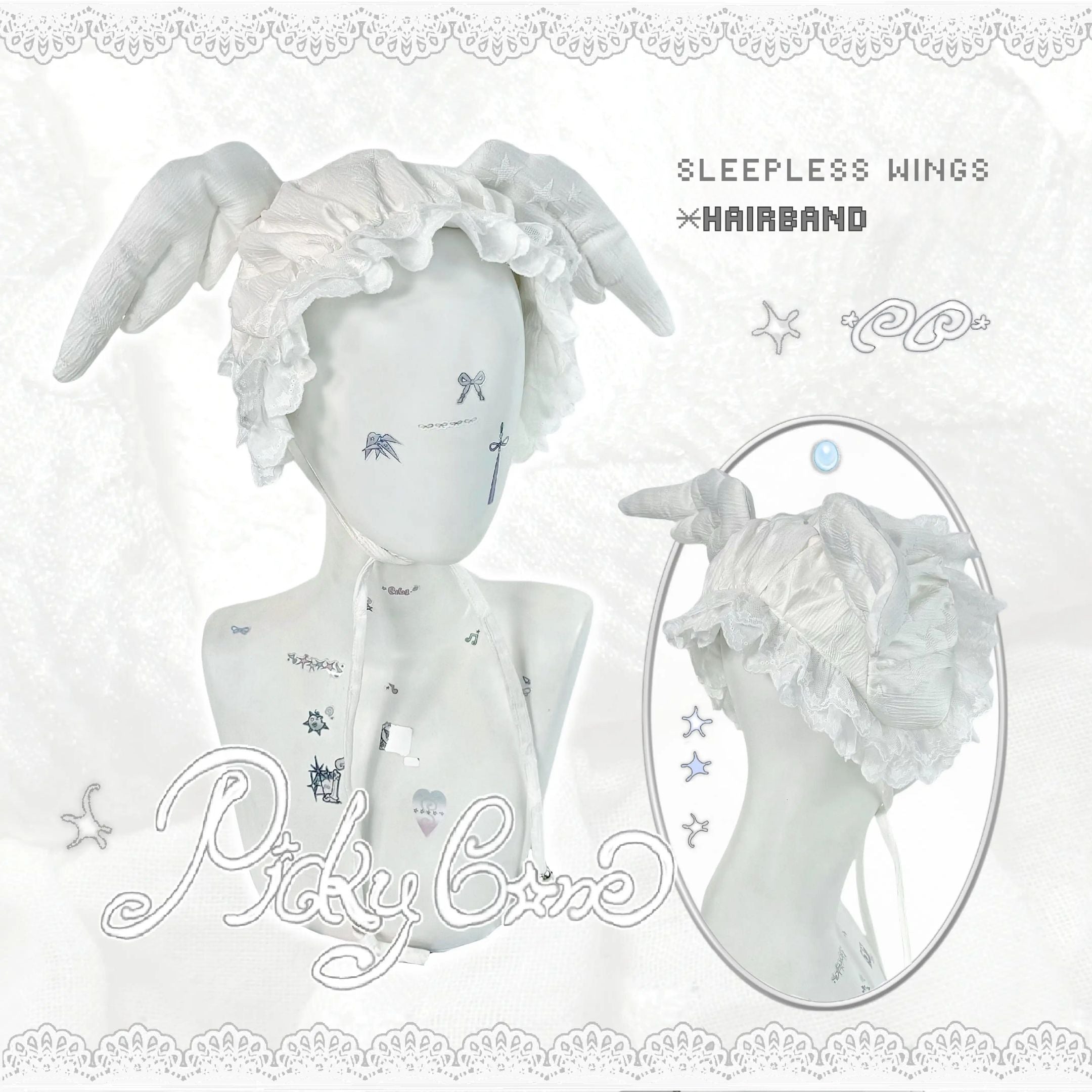 pickybone Sleepless Wings Hairband