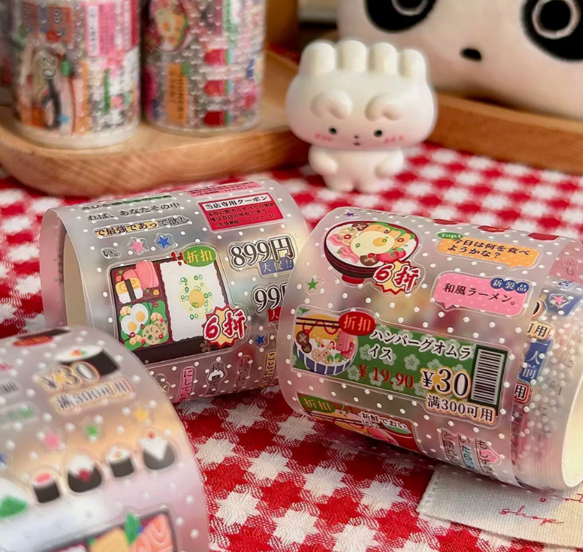 Waca Retro Spring Food Coupon Tape Series