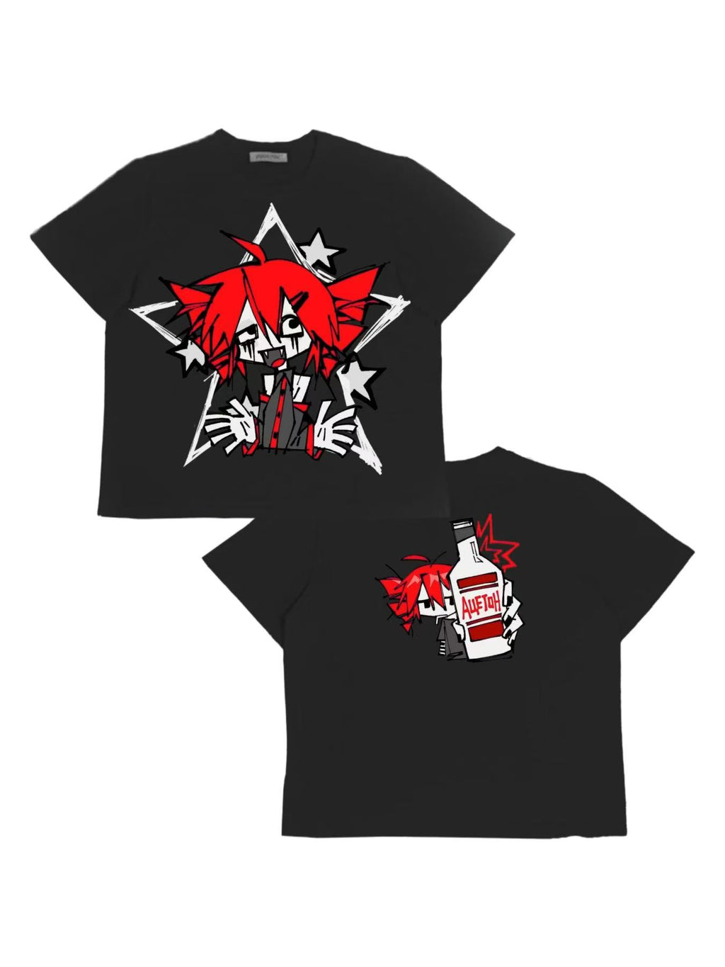 PiPPOxJiji Burger Alcohol & Caffeine T-shirt