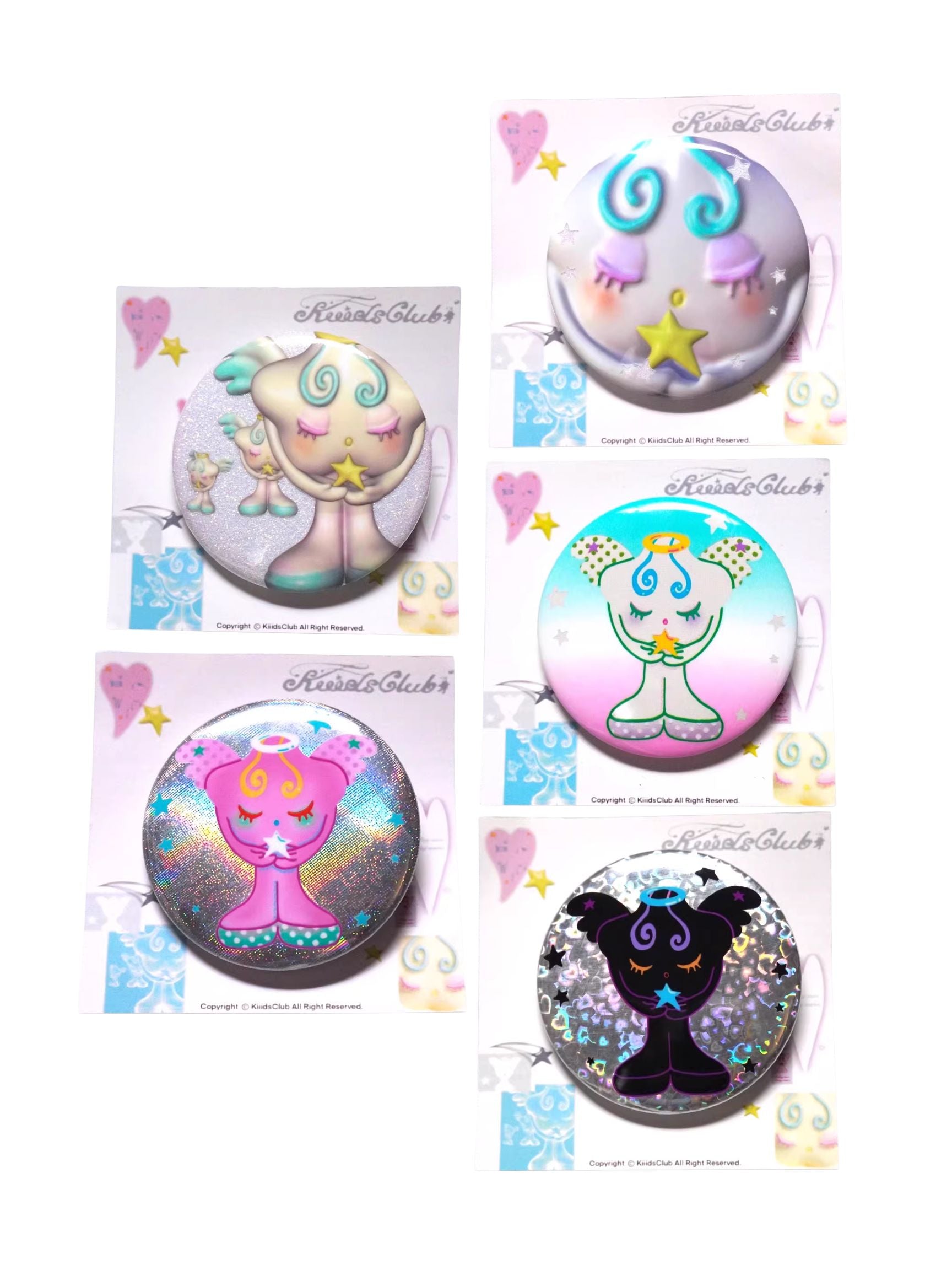kiiidsclub Best Wishes "Ba Ji" Badges