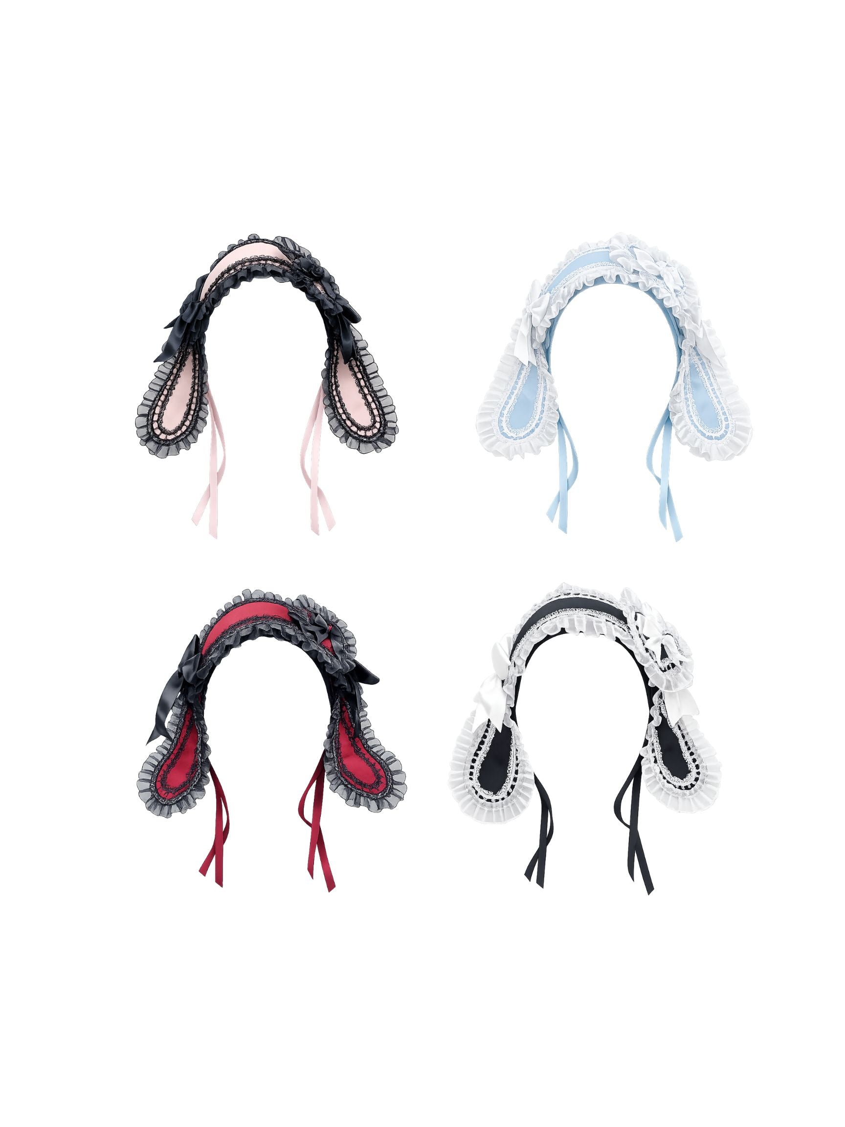 Gothic Bunny Ear Headband