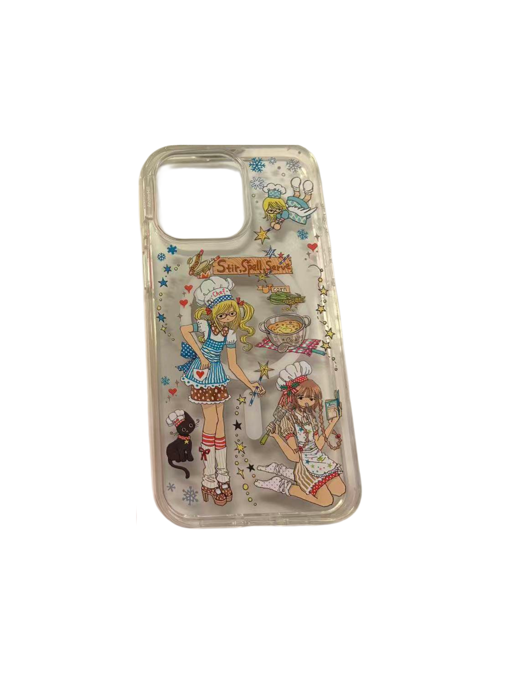 AnotherHill x Octopus Grass Christmas Magic Kitchen Maid Magnetic Phone Case