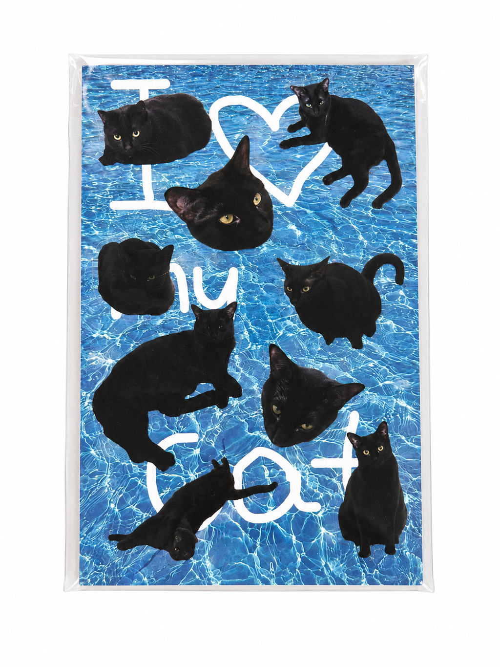 Xizi I love my cat sticker