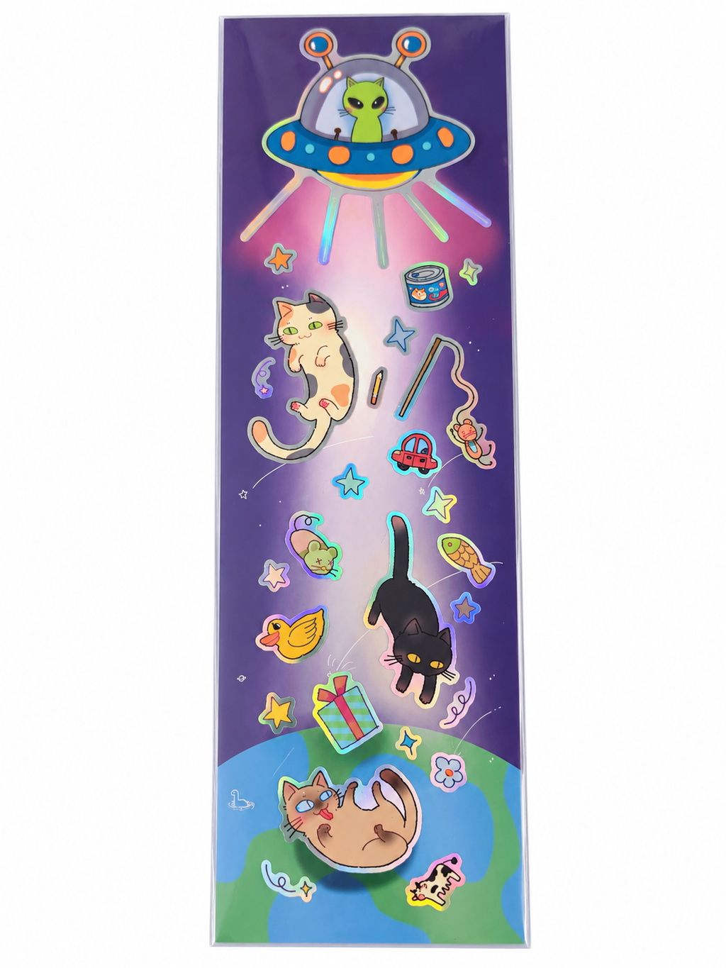 Xizi Alien cat sticker