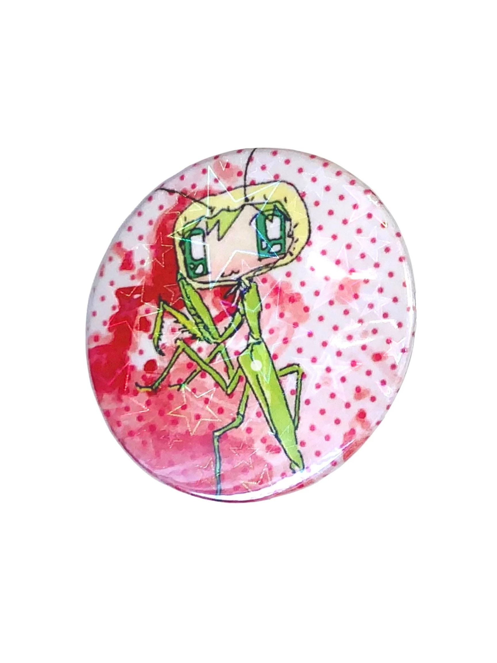 Pipoo Crimson Mantis Girl Badge(58mm)
