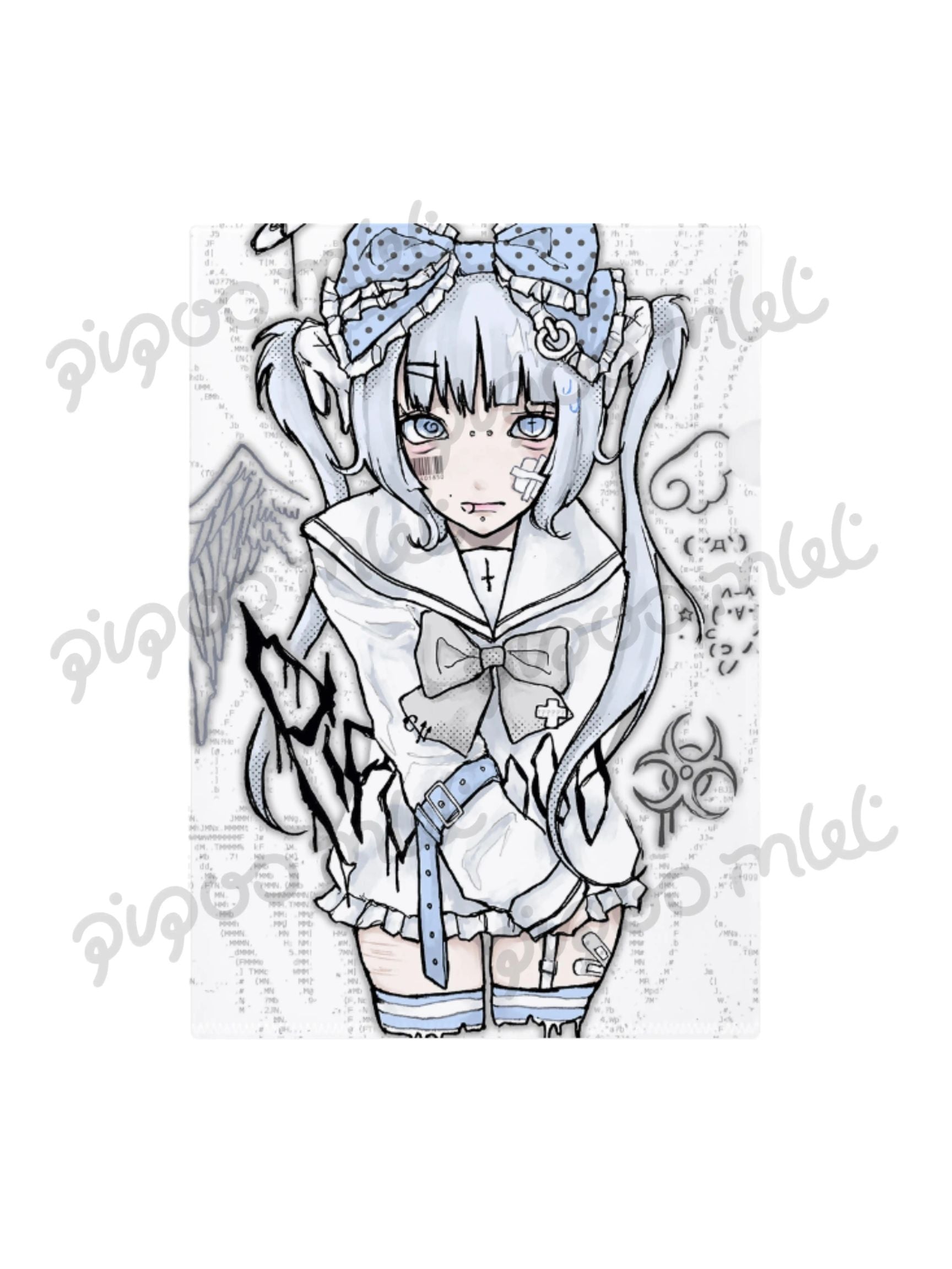 PiPOOxてらじ Blue Angel Tapestry