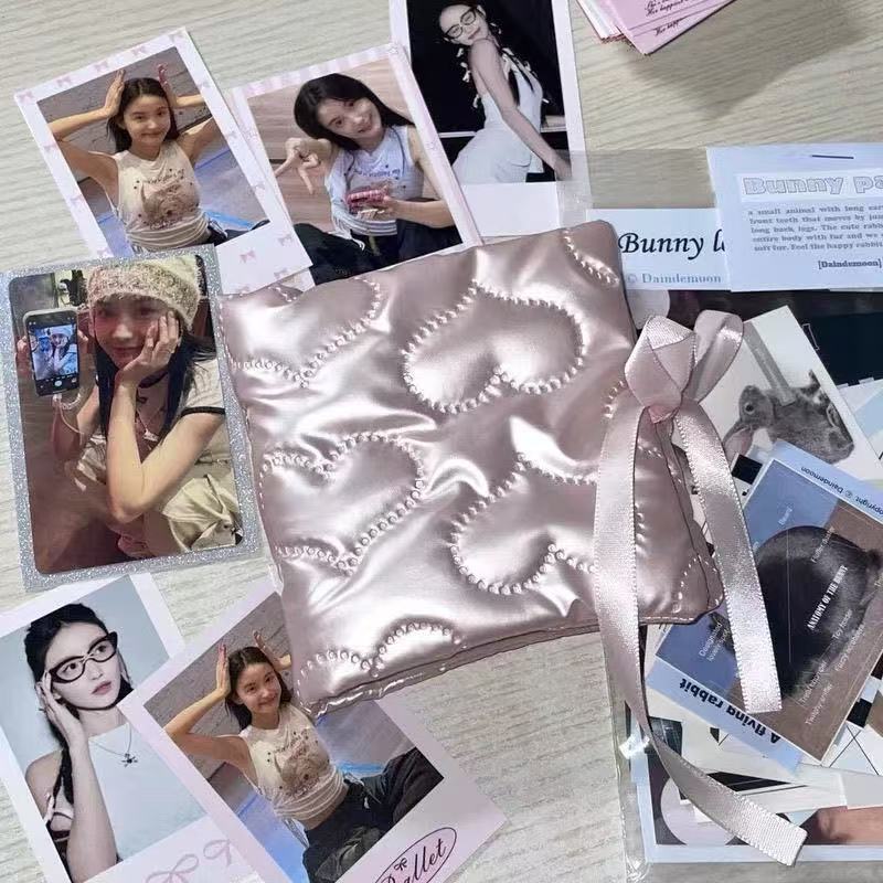 Blush Heart Ribbon Photo Album