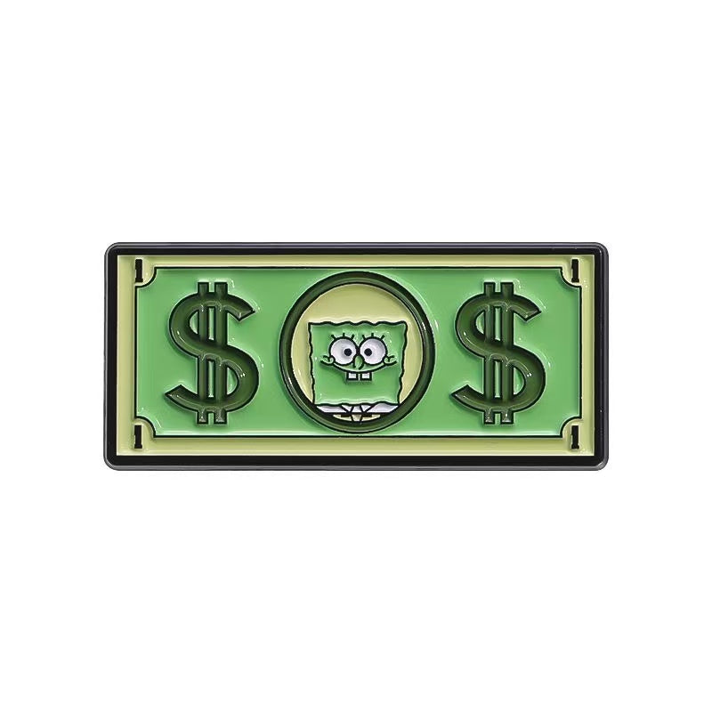 Sponge Dollar Brooch