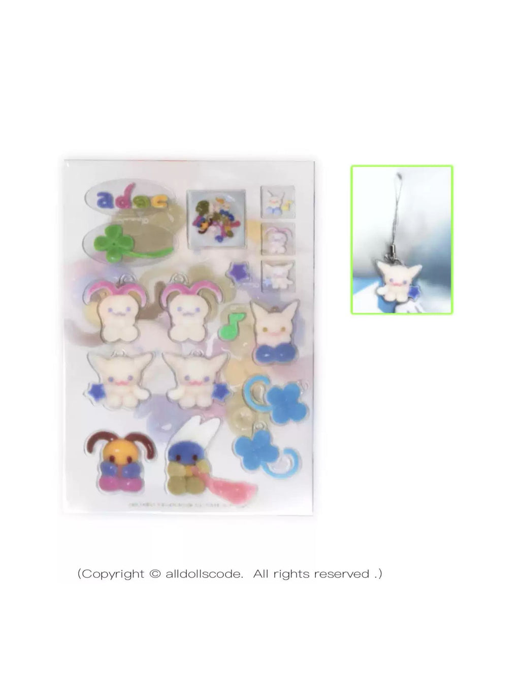 alldollscode Lucky Star Pals Stickers