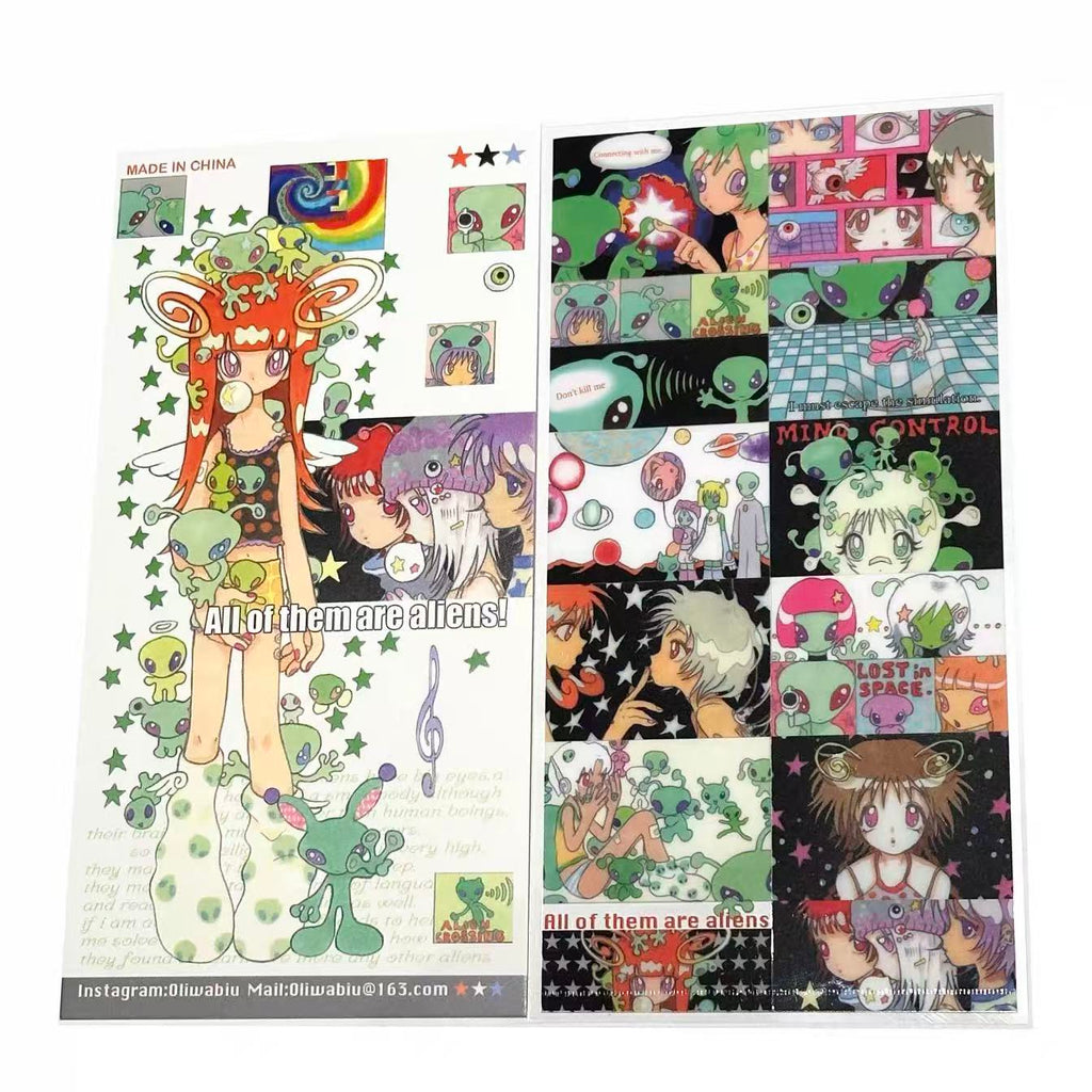 Oliwa All Of Them Are Aliens Sticker