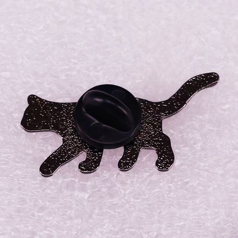 Skeleton Cat Pin