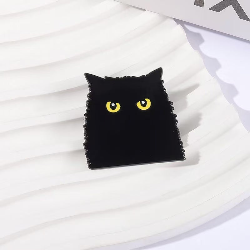 Mystic Black Cat Brooch