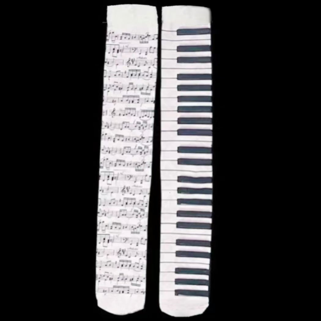 Piano & Sheet Music Socks