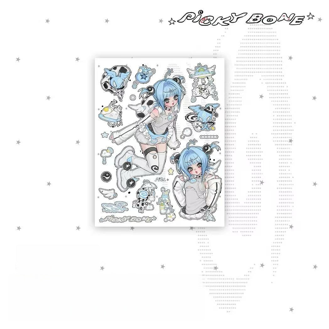 pickybone Supernova Round Sticker