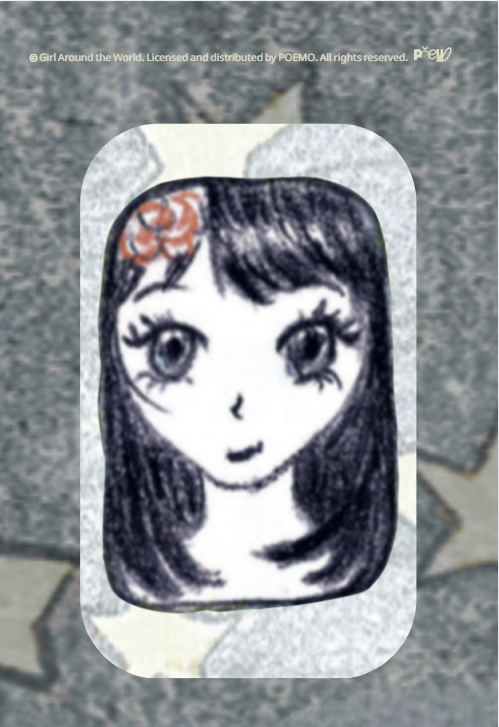 Girl Around the World: Rose-Clip Girl Badge