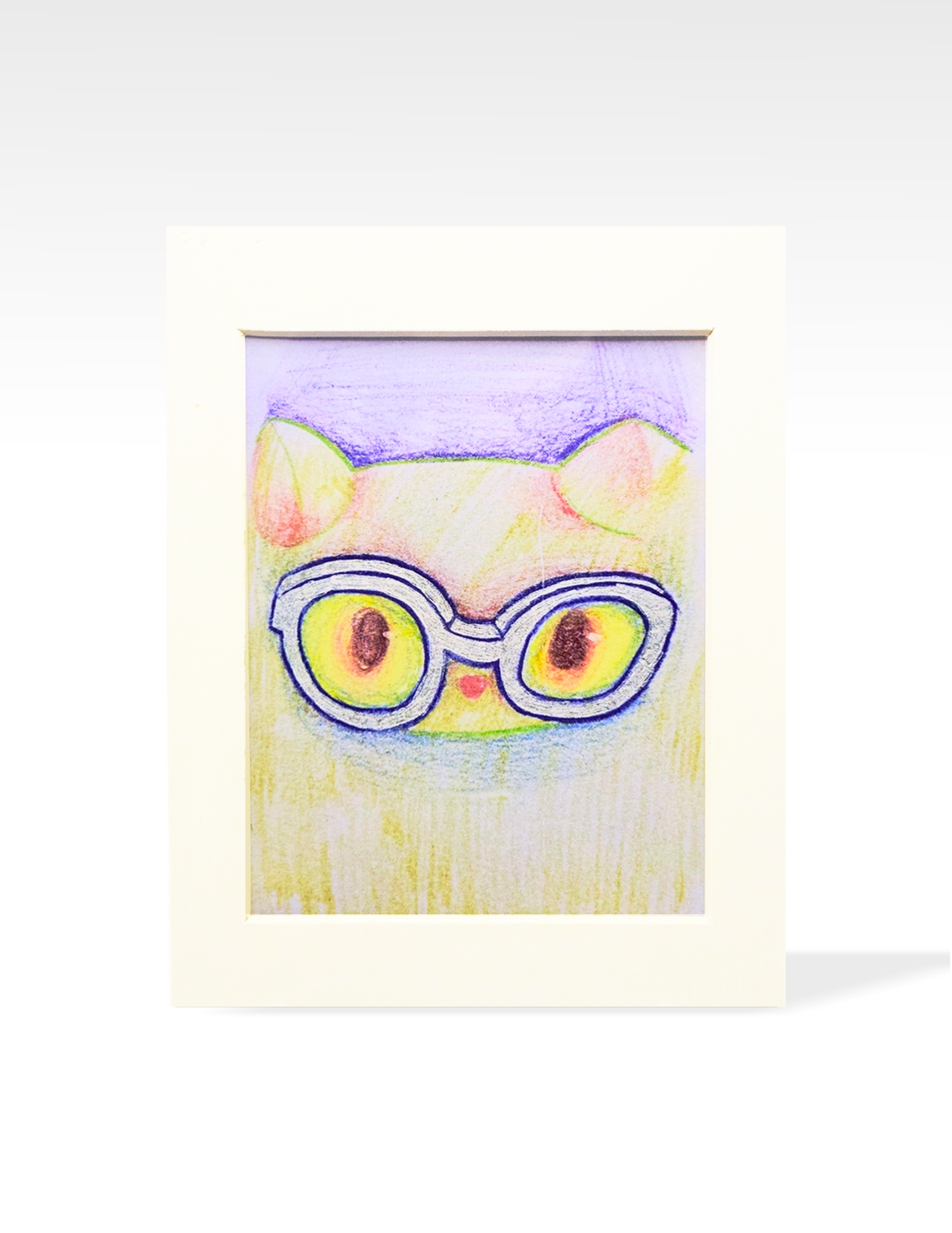 xizi Glasses kitty Giclee